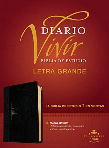 Biblia de Estudio Diario Vivir Letra Grande Negro