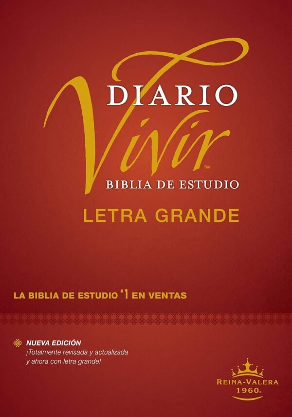 Biblia de Estudio del Diario Vivir Letra Grande (Tapa Dura sin Índice)