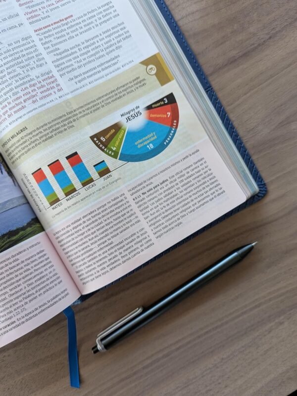 NTV Biblia de Estudio del Diario Vivir (Azul)