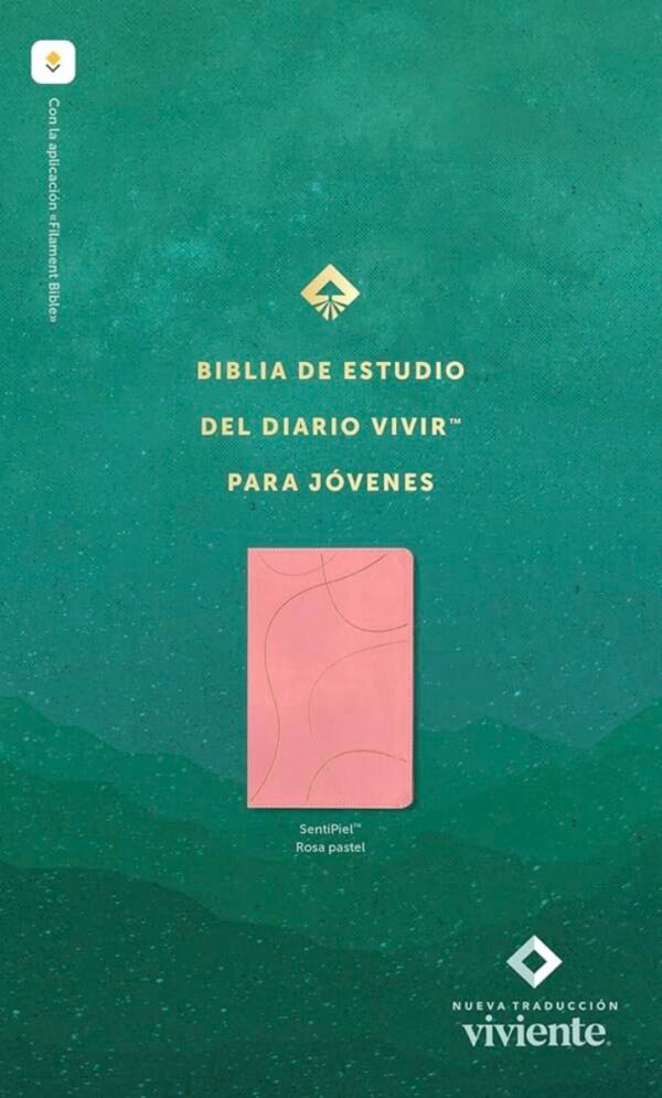 NTV Biblia de Estudio del Diario Vivir para Jóvenes (Rosa Pastel)