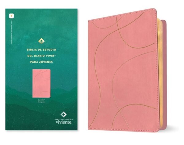 NTV Biblia de Estudio del Diario Vivir para Jóvenes (Rosa Pastel)