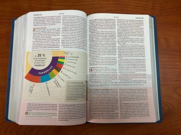 NTV Biblia de Estudio del Diario Vivir (Azul)