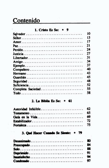 Promesas de Dios para una de sus necesidades