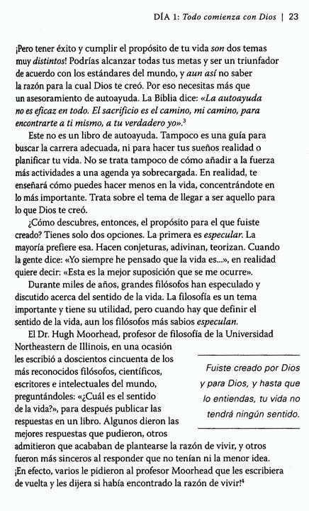 Una vida con proposito: ¿Para que estoy aqui en la tierra?