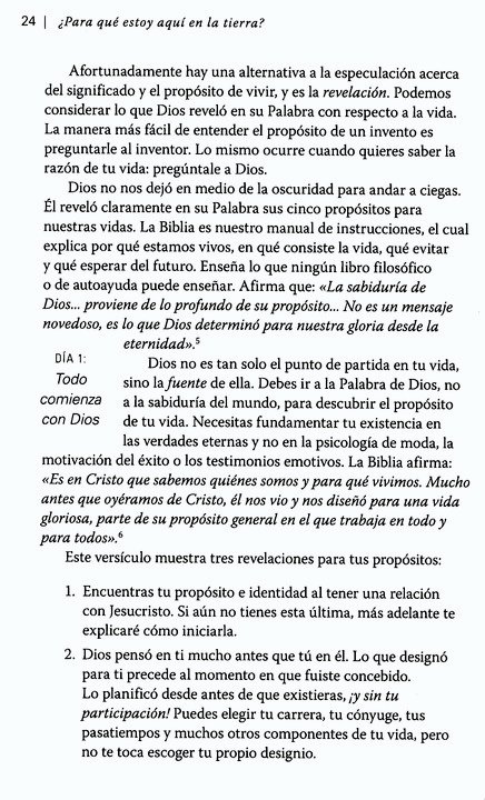 Una vida con proposito: ¿Para que estoy aqui en la tierra?