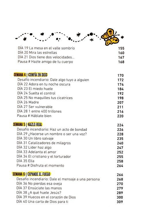 Incendiario: 40 dias para consumir tu apatia y vivir intensamente