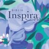 Biblia Inspira NTV, letra grande con Filament, SentiPiel, Ramo azul