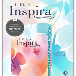 Biblia Inspira NTV con Filament, SentiPiel, Paraíso floral