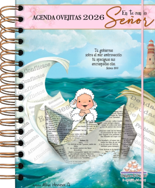 Ovejitas 2026 Agenda - Rosada