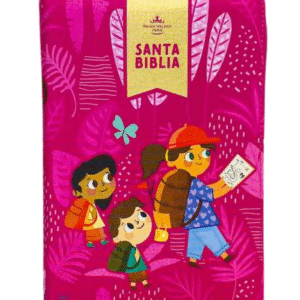 Biblia Interactiva para niñas letra grande (Rosa con Zipper)