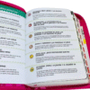 Biblia Interactiva para niñas letra grande (Rosa con Índice y zipper )