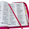 Biblia Interactiva para niñas letra grande (Rosa con Índice y zipper )