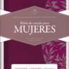 Biblia de Estudio para Mujeres simil piel vino con indice.