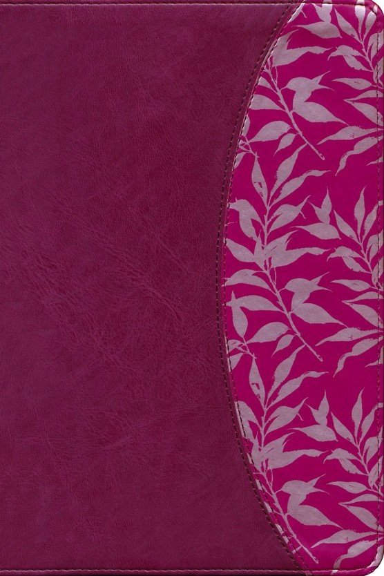 Biblia de Estudio para Mujeres simil piel vino con indice.