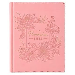 img_7008 Pink Hardcover Faux Leather KJV My Promise Bible