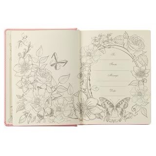 img_7010 Pink Hardcover Faux Leather KJV My Promise Bible