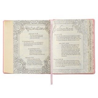 img_7014 Pink Hardcover Faux Leather KJV My Promise Bible