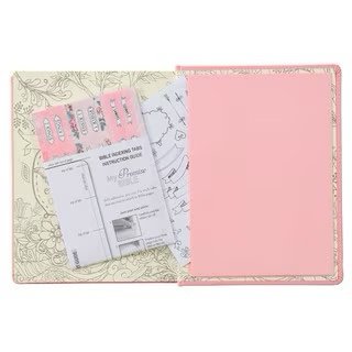 img_7018 Pink Hardcover Faux Leather KJV My Promise Bible
