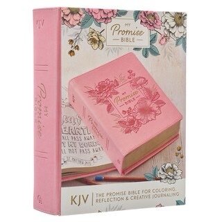img_7019 Pink Hardcover Faux Leather KJV My Promise Bible