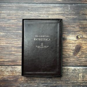 Biblia de Estudio Patrística Marrón