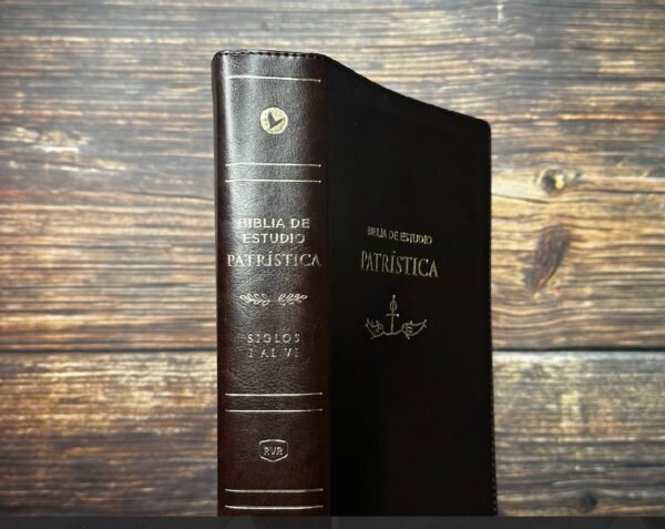 Biblia de Estudio Patrística Marrón