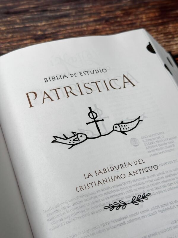 Biblia de Estudio Patristica Tapa Dura Índice