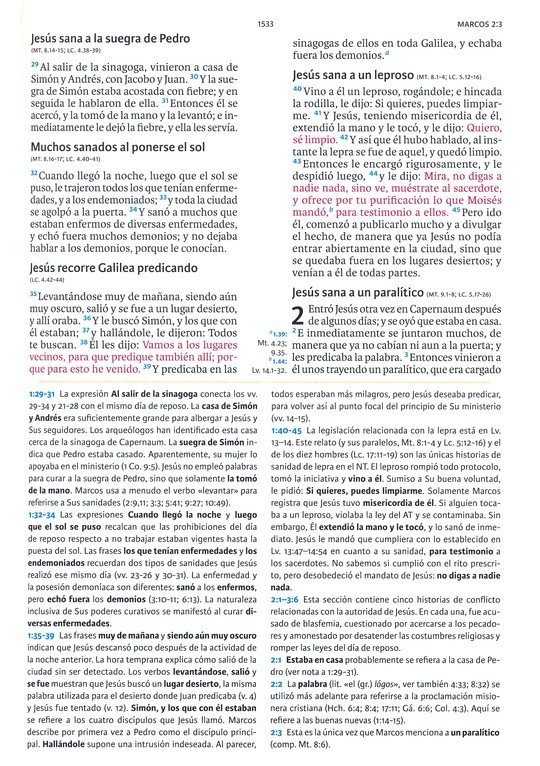 Biblia de Estudio Holman Piel Marrón