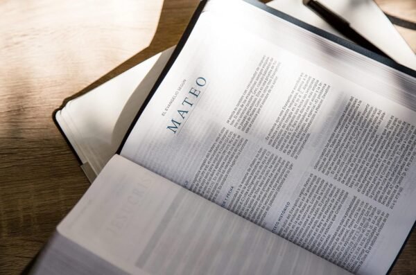 NBLA Biblia de Estudio MacArthur, Piel Genuina, Azul pizarra