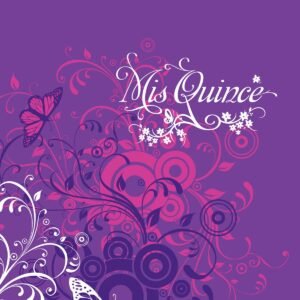 Biblia Mis Quince Amatista con Mariposas