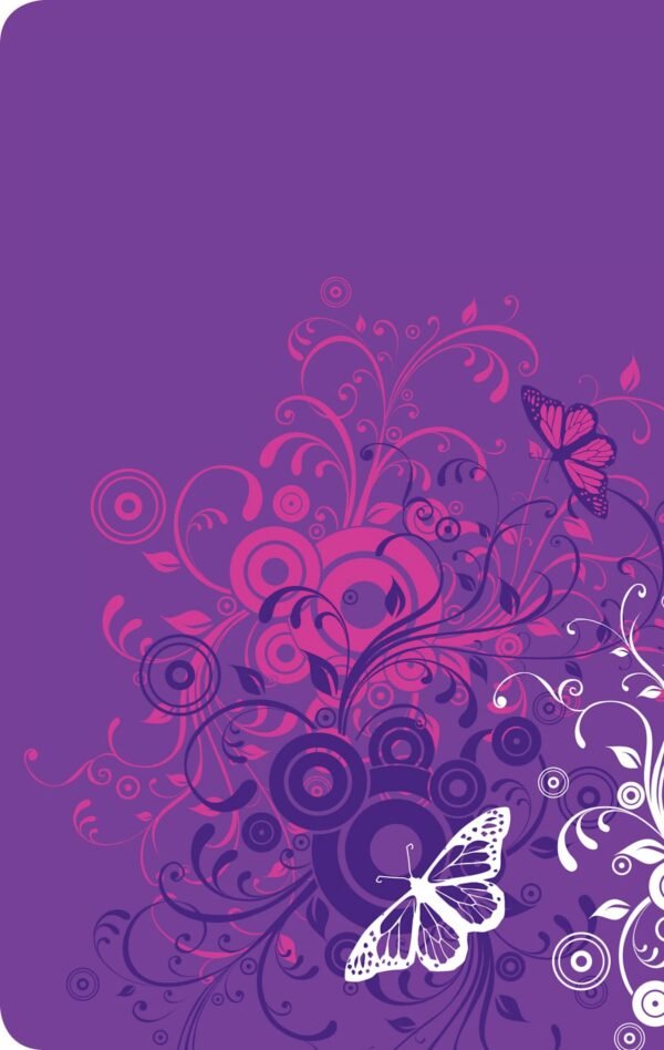 Biblia Mis Quince Amatista con Mariposas