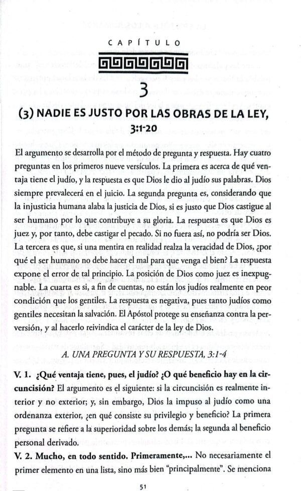 La Epístola a los Romanos. W.E. Vine