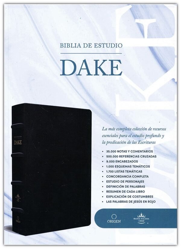 Biblia de Estudio Dake (Negro)