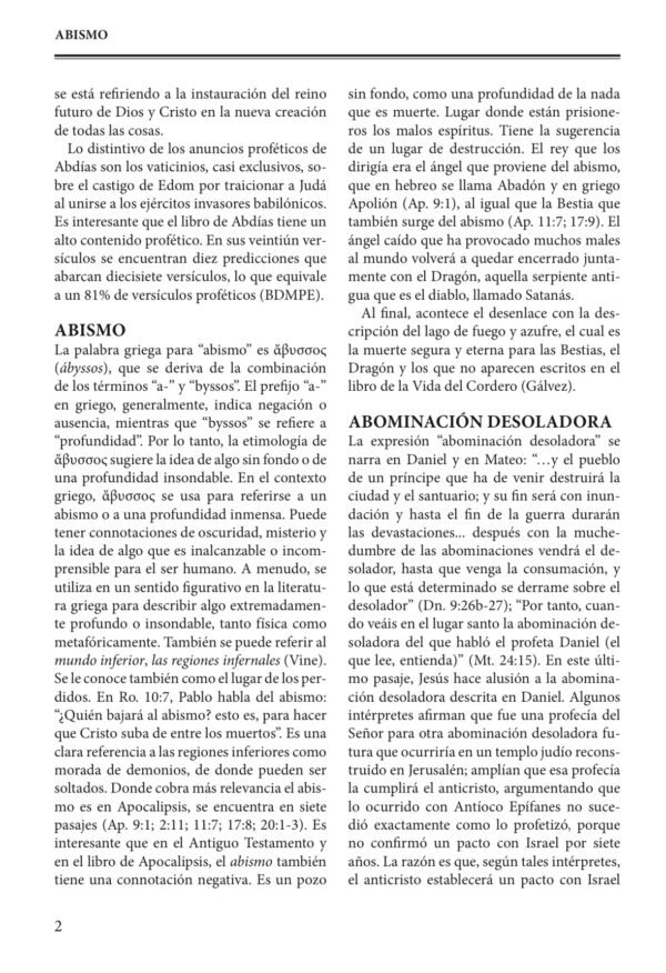 Diccionario de Profecía y Escatología