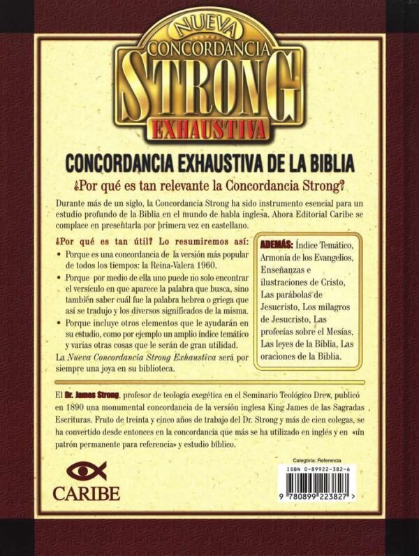 Nueva Concordancia Exhaustiva de la Biblia Strong