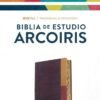 Biblia de Estudio Arcoiris, cocoa/terracota símil piel con índice