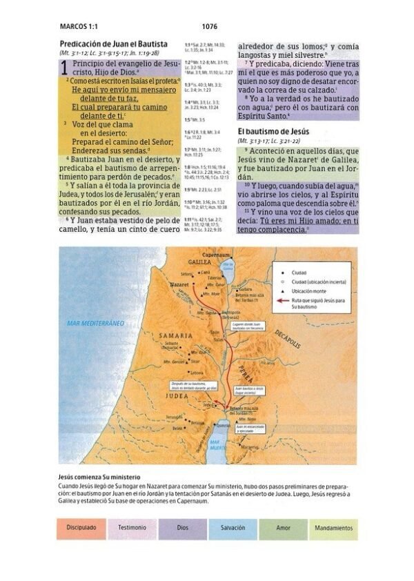 Biblia de Estudio Arcoiris, cocoa/terracota símil piel con índice