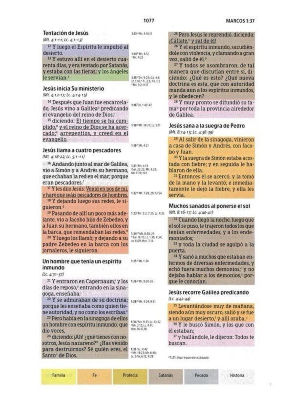 Biblia de Estudio Arcoiris, cocoa/terracota símil piel con índice