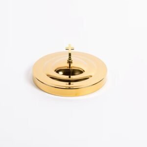 Communion Tray Cover, Brass/ Tapa Dorada para Bandeja de Comunión