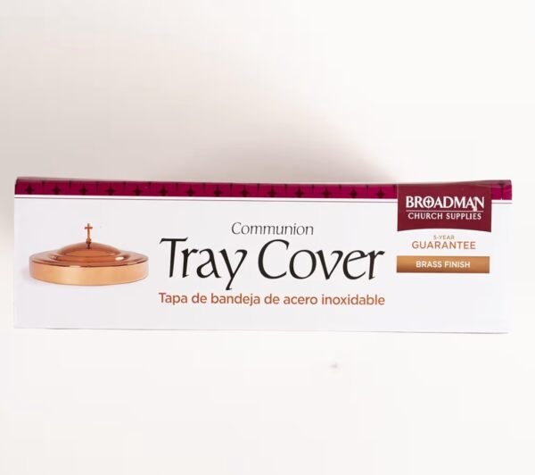 Communion Tray Cover, Brass/ Tapa Dorada para Bandeja de Comunión