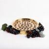 Communion Tray & Disk, Brass, Holds 40 Cups/ Bandeja para Santa Cena Dorada