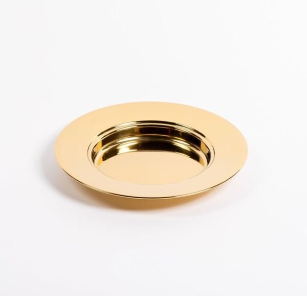 Communion Bread Plate, Brass/ Plato para el Pan de la Comunión