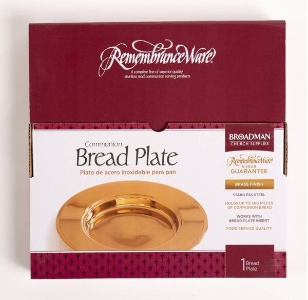Communion Bread Plate, Brass/ Plato para el Pan de la Comunión