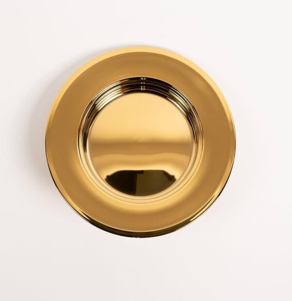 Communion Bread Plate, Brass/ Plato para el Pan de la Comunión