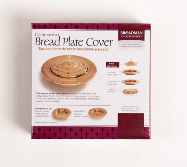 Bread Plate Cover Brass/ Tapa Dorada para Bandeja de Pan