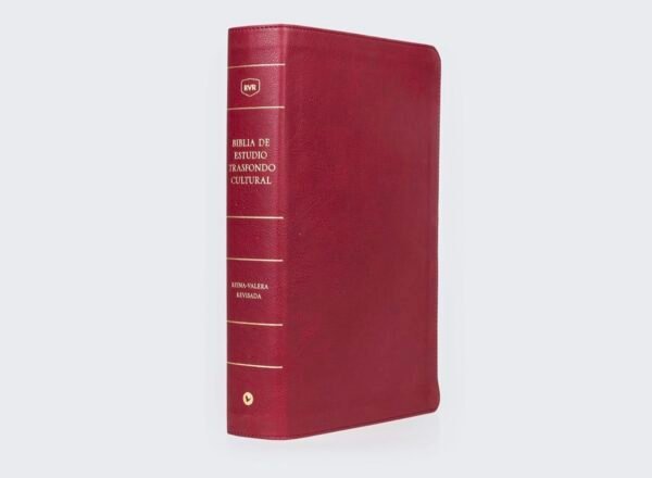 Biblia de Estudio Trasfondo Cultural (Rojo Vino sin indice)
