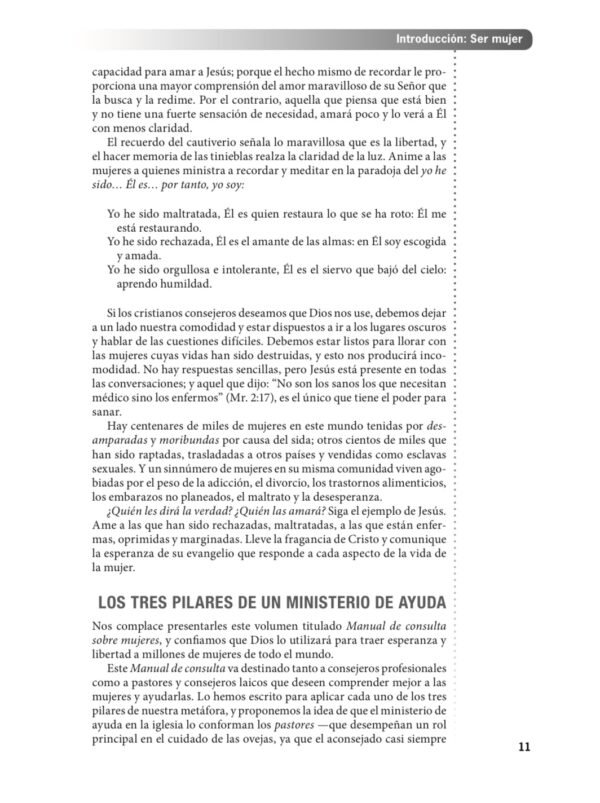 Consejería Bíblica Tomo 4: Manual de consulta sobre mujeres
