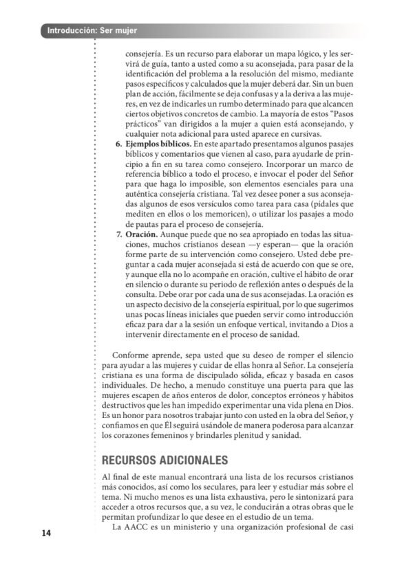 Consejería Bíblica Tomo 4: Manual de consulta sobre mujeres