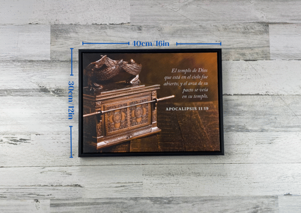 Cuadro enmarcado: El Templo de Dios que está en el cielo. (Apocalipsis 11:19)