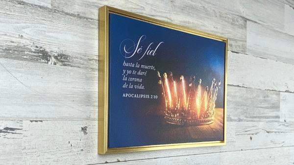 Cuadro enmarcado: Se Fiel (Apocalipsis 2:10)