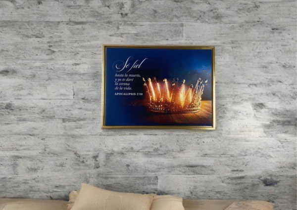 Cuadro enmarcado: Se Fiel (Apocalipsis 2:10)